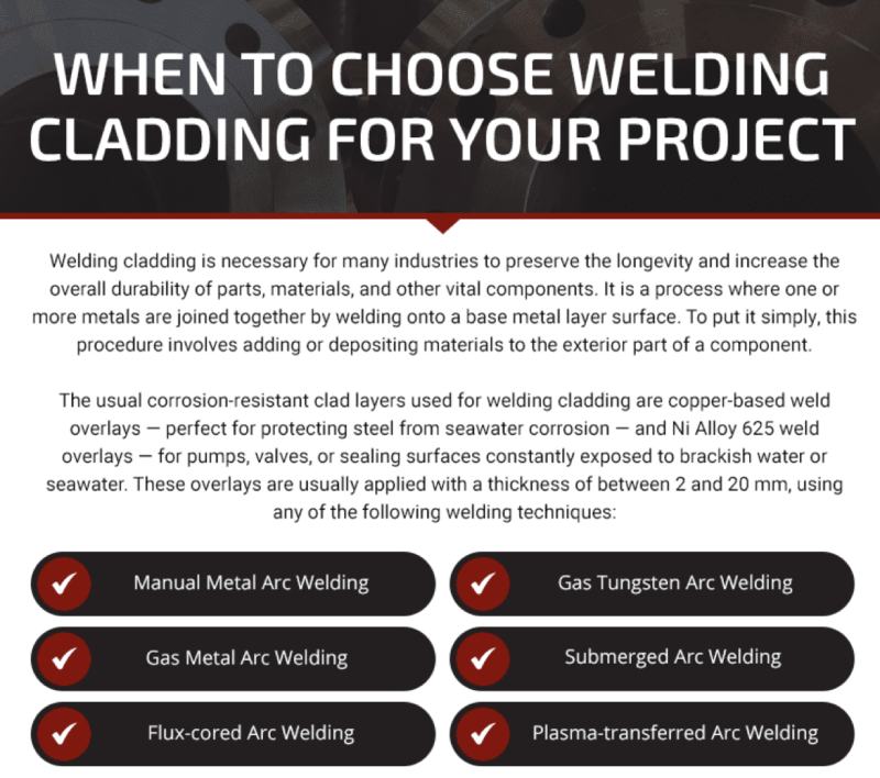 When To Choose Welding Cladding for Your Project